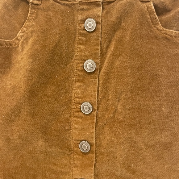 Brandy Melville Brown Buttoned Skirt - Picture 3 of 4